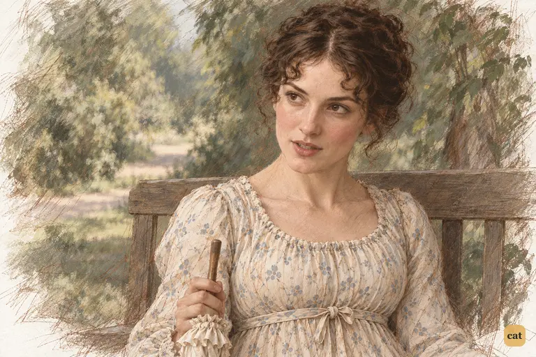 Elizabeth Bennet answers Lady Catherine with measured conviction, asserting their equal standing.