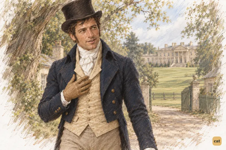 Colonel Fitzwilliam tells Elizabeth he shares guardianship of Darcy's sister