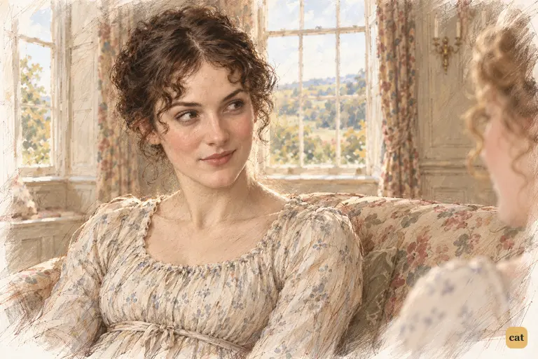 Elizabeth suppresses a smile at the rumour of Colonel Forster’s marriage.