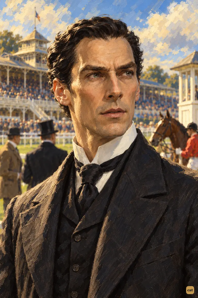 Holmes quietly answers the Colonel's request for the murderer of John Straker
