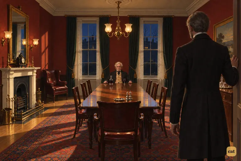 At last Utterson is let into Dr. Lanyon's house.