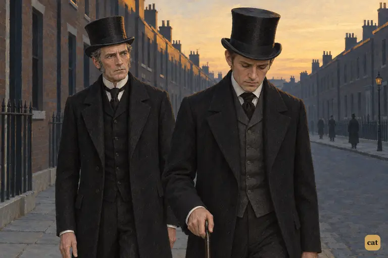 Enfield answers Utterson's "God forgive us" with a grave nod and walks on