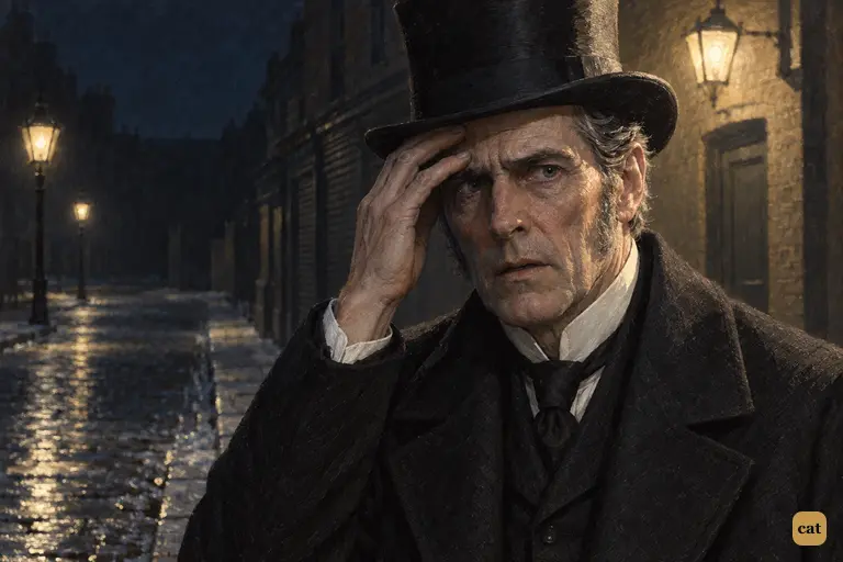 Alone, Utterson presses his fingers to his brow and names his disgust: Satan's signature