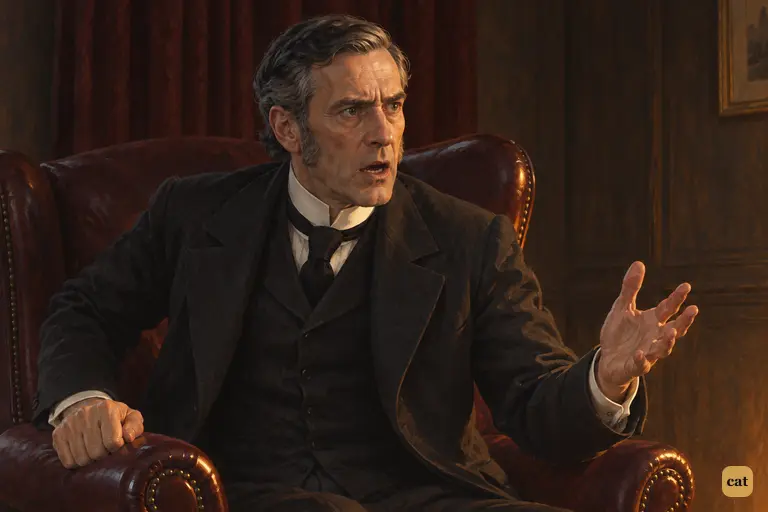 The lawyer jerks upright in his fireside wing chair and cries "Foul play!"