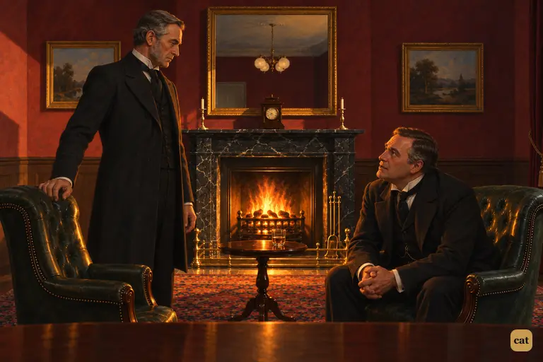 Utterson has risen to leave.