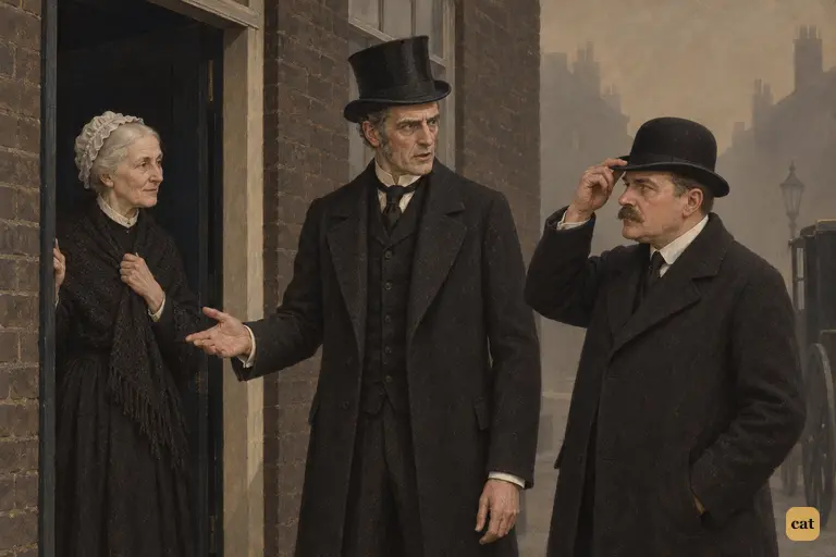 On Hyde's Soho doorstep, Utterson introduces an inspector from Scotland Yard