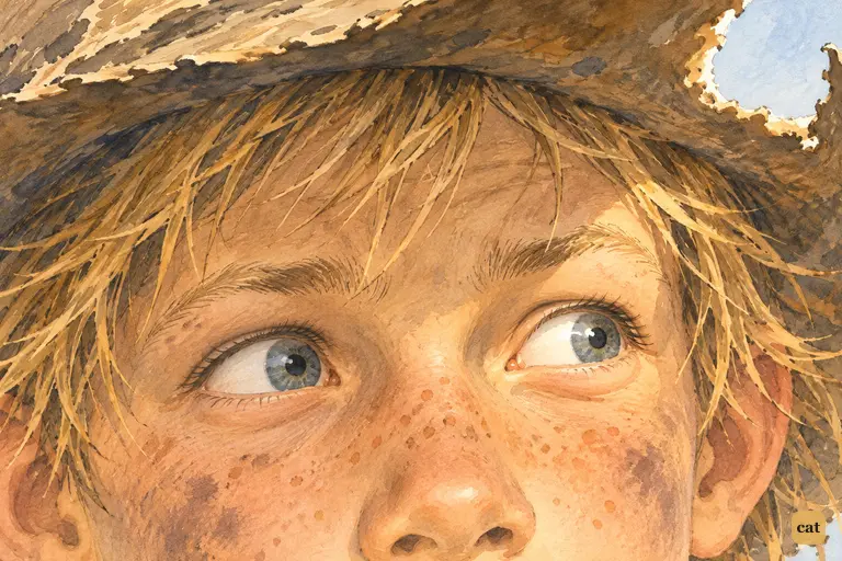 Tom whispers that the treasure is in the cave, and hope flares in Huck's fever-pale face.