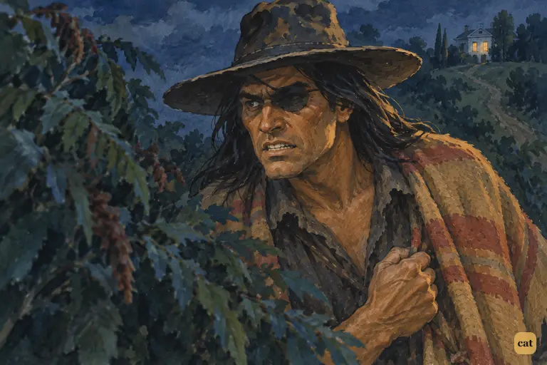 By the widow's stile in the dark sumac lane, Injun Joe says his revenge is aimed at her