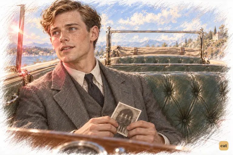 Nick lowers Gatsby's Oxford photograph onto his chest and stops doubting.