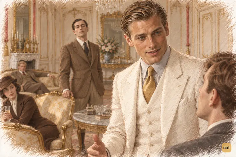 Gatsby gives Nick a hopeful, questioning look, wanting to accept the supper invitation