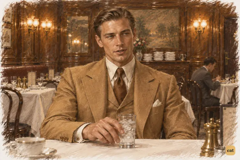Over lunch, Gatsby calmly tells Nick that Meyer Wolfshiem fixed the 1919 World's Series