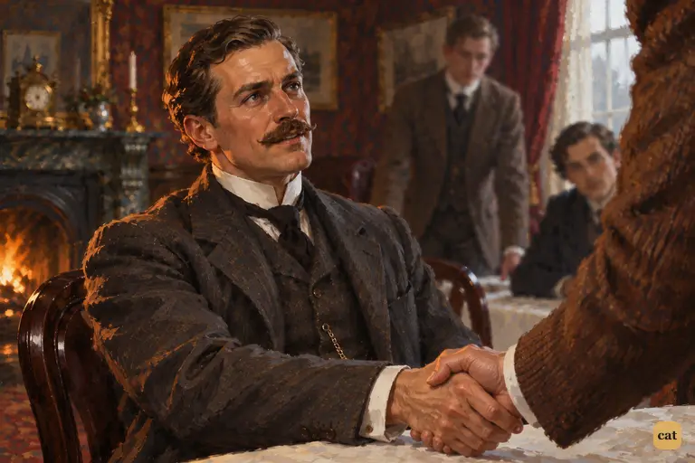Watson calmly agrees to go to Devonshire.