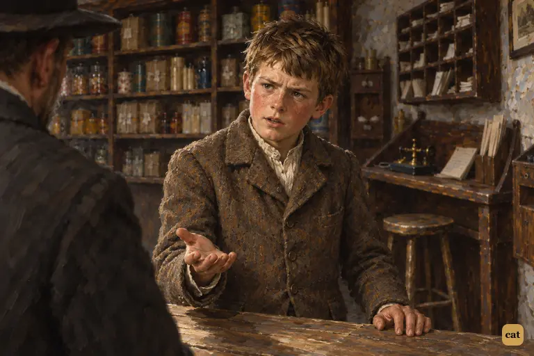 The Grimpen postmaster's boy admits he gave the telegram to Mrs. Barrymore