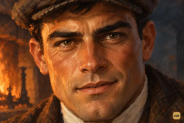 Sir Henry smiles warmly at Watson, but his eyes have already made the decision.