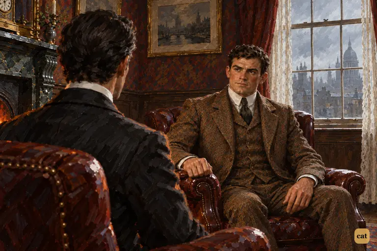 Holmes asks who would inherit the Baskerville fortune if Sir Henry died