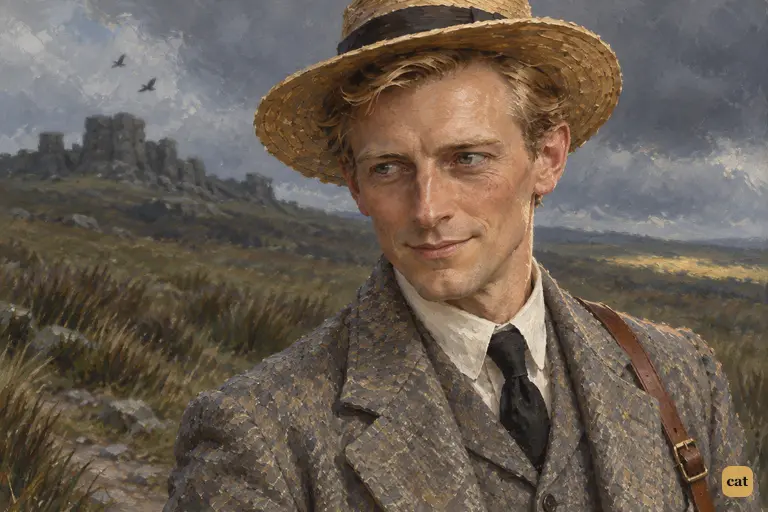 A long moan sweeps over the moor, but Stapleton does not turn toward it.
